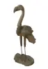 Product image 2 of the product “Flamingo, made from teak root pieces, about 1,10 mtr high-. 2 Parts, metall feet. ”
